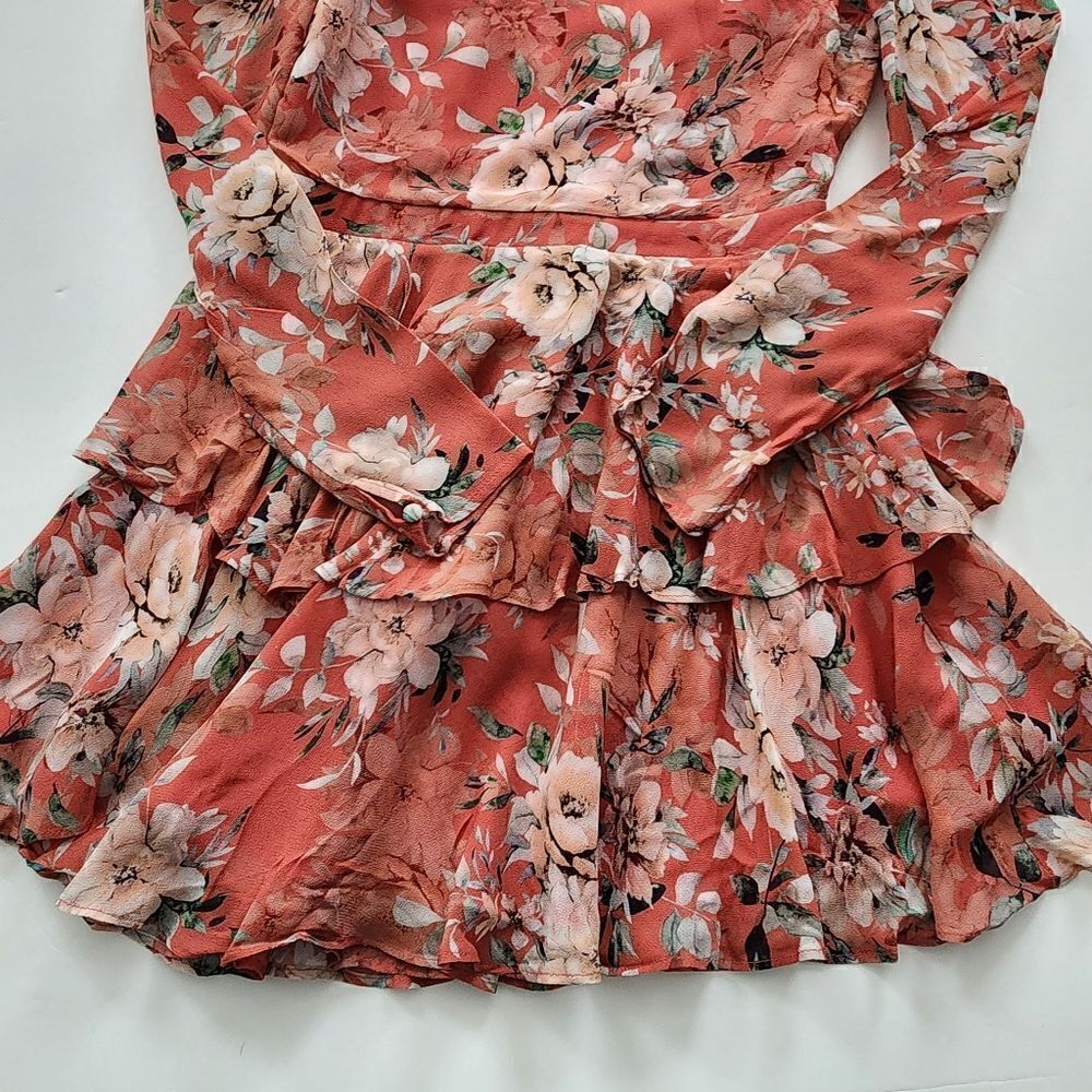 NWOT Yumi Kim - XS Petra Dress in Sweet Blossom Brick Mini - Picture 7 of 11